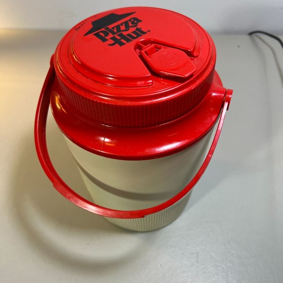 PIZZA HUT Red and White Gott Cooler (VIntage 1980's) - Picture 2 of 9